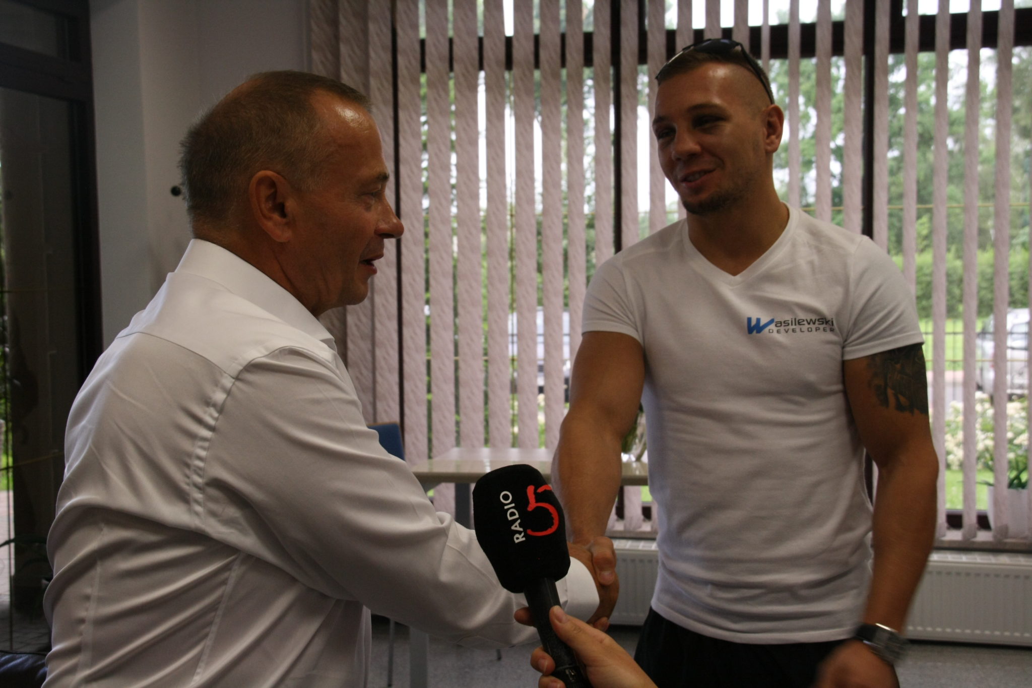Mieczysław Wasilewski i Michał Syrowatka Radio 5 - Villa Park Ełk