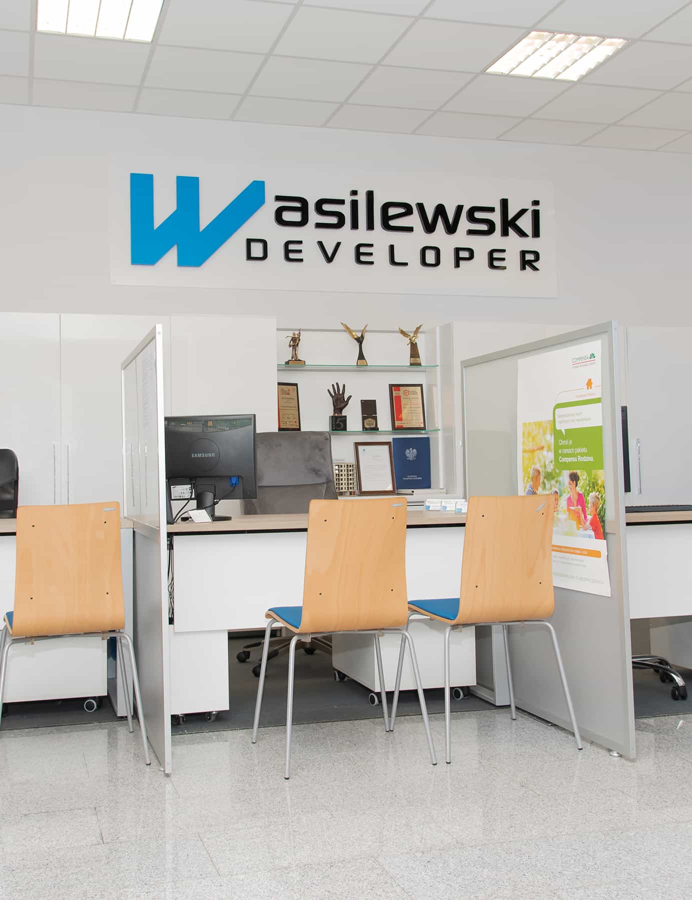 Biuro sprzedaży mieszkań Wasilewski Developer Ełk Wasilewski Developer - Villa Park ul. Nadjeziorna w Ełku