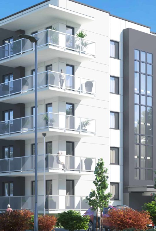 mieszkania w Ełku - Nowe Miasto ul. Komorowskiego 14