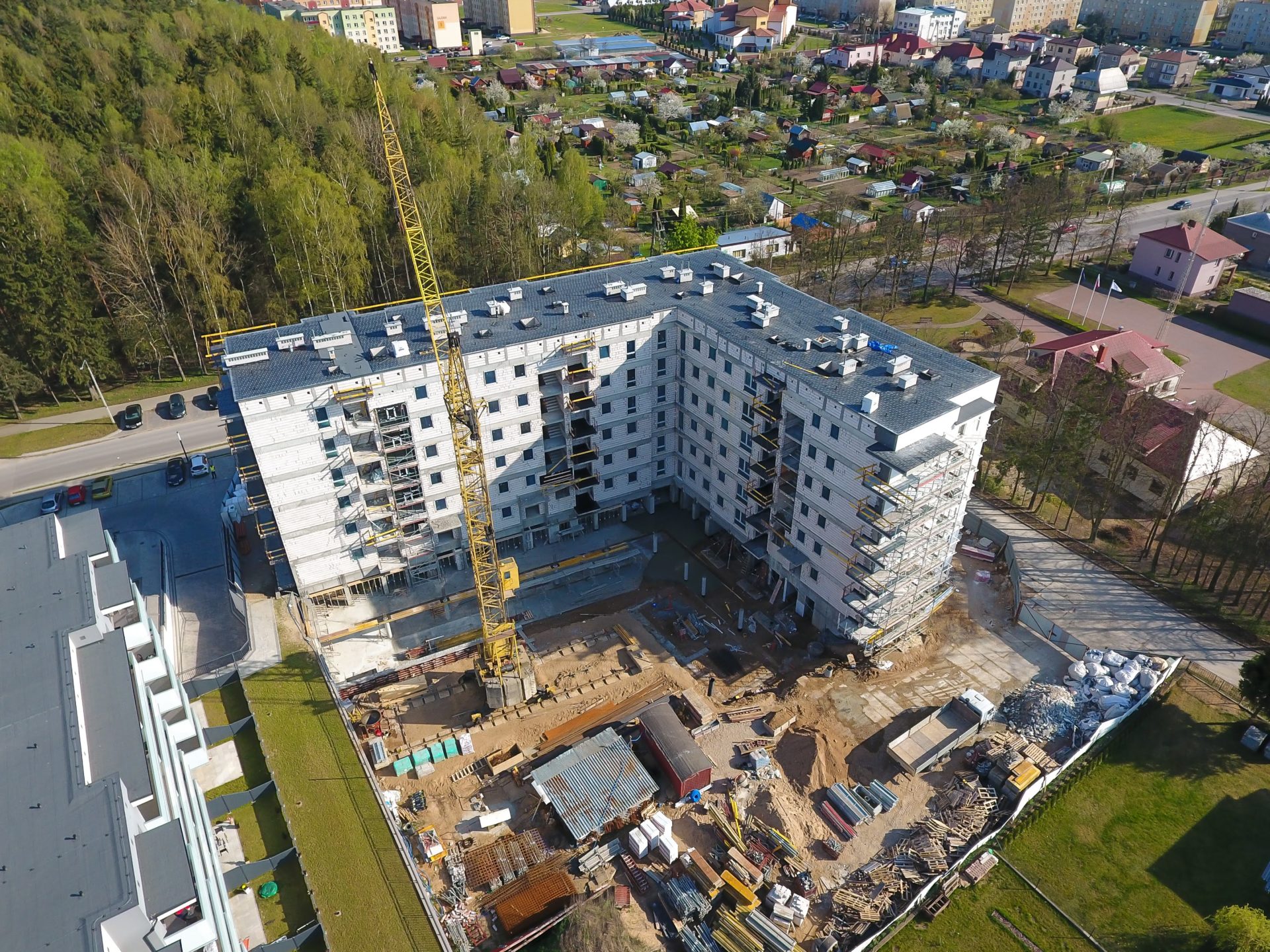 etap VII budowy w Mońkach